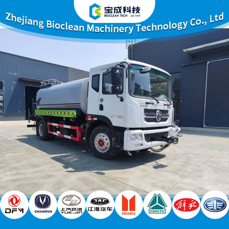 18T 10500L Dust Suppression Vehicle Fog Cannon Truck For Urban Dust Control