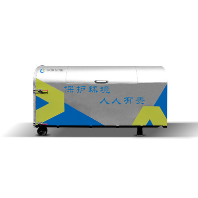 Good price 2.5m3 Large Garbage Containers Trash Collection Containers Stainless Steel online