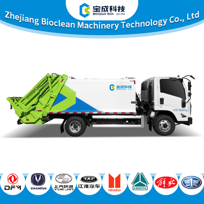8TONS Strong Power Compressed Garbage Truck Trash Compactor CE/ISO 9001/EPA Certified