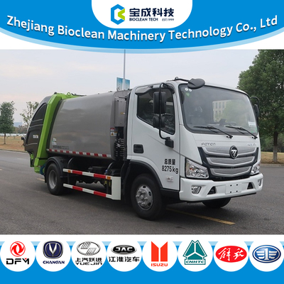 Prezzo buono 8200 kg camion di compressione di rifiuti per servizi igienici urbani con motore F2.8NS6B156 in linea