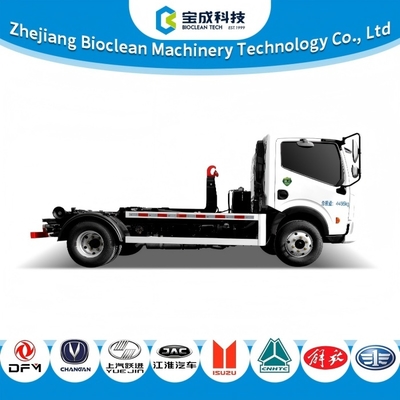 Bom preço. 8.3m3 6.5ton Usado gancho elevador de lixo caminhão diesel motorizado descarga automática on-line