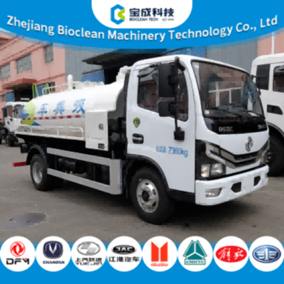 Prezzo buono 4m3 7,3 tonnellate Camion aspiratore di acque reflue per servizi igienici comunali ZBJ5070GXWC in linea
