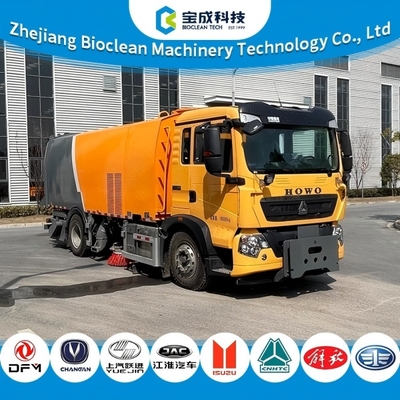 Good price High Efficiency 18ton Diesel Road Sweeper Vehicle Road Sweeper Lorry ZBJ5180TSLZ6 online