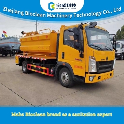 Goede prijs 2.2m3 2200L 7,4 ton Afvoerzuigtruck Diesel aangedreven pijpleiding Bagger online
