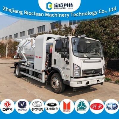 Zuiver elektrisch rioolzuigvoertuig 5,04 m3 5040L 11,8 ton Met TZ365XSC07 motor