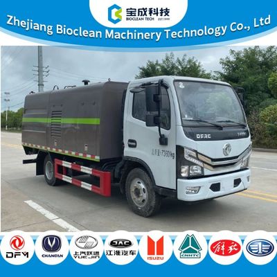 Buen precio 7.3TONS Camión de limpieza de vallas con motor EQ1075SJ3CDF en línea