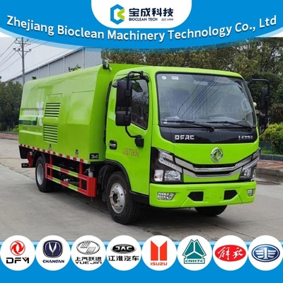Καλή τιμή 7300kg 2500L 2.5m3 Φορτηγό Καθαρισμού Κρασπέδου Δρόμου, Ισχυρή Ισχύς σε απευθείας σύνδεση