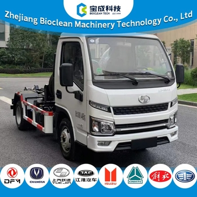 Bon prix 4.5 tonnes diesel camion de décharge de déchets camion de transport de déchets avec moteur Q23-132E60 en ligne