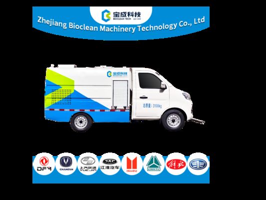 Bon prix 2.8 tonnes de camion d'entretien routier purement électrique pour nettoyer efficacement les routes en ligne