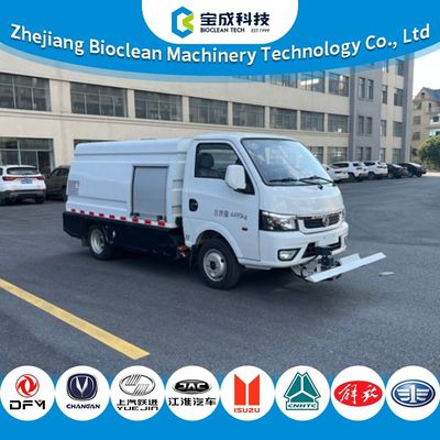 Bon prix 4495KG 2,1 m3 Camion d'entretien routier purement électrique équipé d'une boîte en ligne